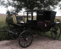 Carriage - Georgian Landau Carriage Replica from Marc Lovatt and The Cavalry of Heroes Film Horses and Carriages